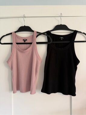 Two Express Ribbed Tank Tops